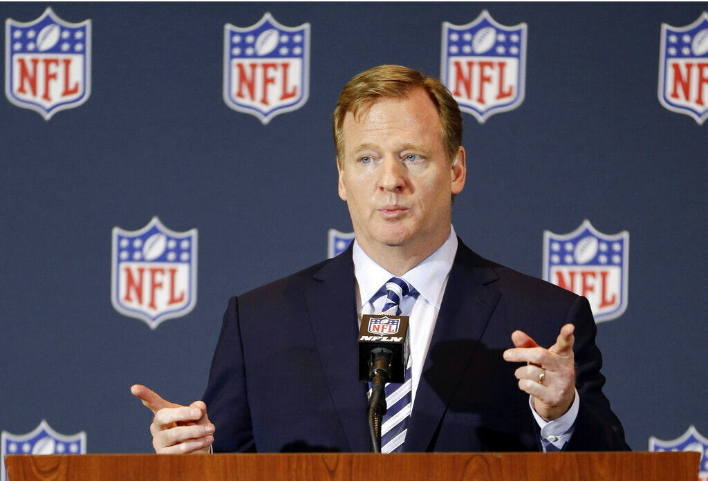 2014: Roger Goodell announces tougher penalties for players accused of domestic violence